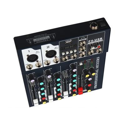 China Disco/Bar/Club/Multifunctional Audio Mixer Hot Selling Mini Power Interface One Piece Reverb Home Portable Effect for sale