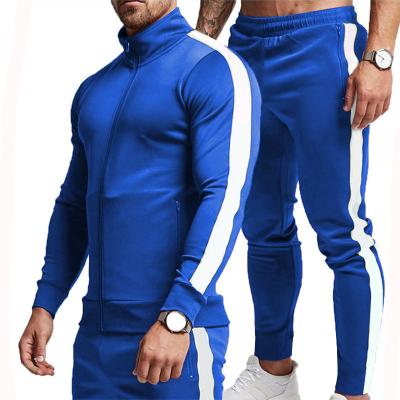 China Wholesale Jogging Suits Men Fashion Breathable Casual Full Zipper Sweatsuit Custom Made Tracksuit for sale