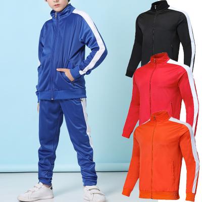 China Vintage High Quality Gym 100%Polyester Wholesale Fashion Boys Clothing Sets Kids Casual Tracksuit for sale