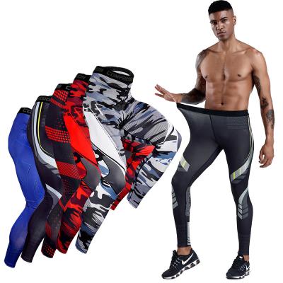 China 2022 Many Colors Fabletics Anti-Static Mesh Bottoms Active Gym Men Fitness Tights Gaiters High Elastic Compression Pants for sale