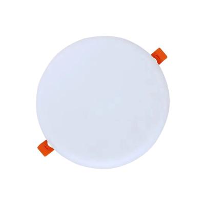 China Industrial Commercial Recessed Multicolor Frameless Led Panel Light Round Lamp for sale