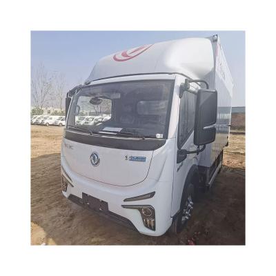 China China Used Xiaodongfeng 4x2 Electric Pneumatic Electric Car Brake 6 Wheeler 3 Door Ev Food Delivery Truck Transport 5909*1968*2262mm for sale