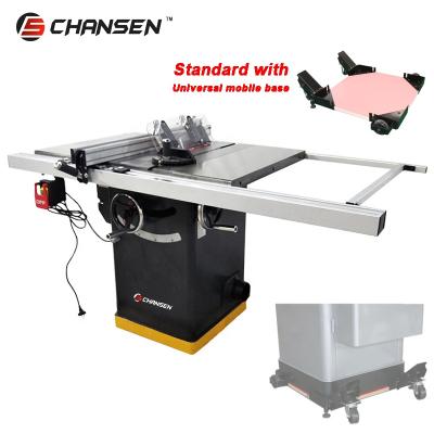 China VERTICAL Woodworking Cutting Machine #25101 Left Tilting Circular Table Saw With Movable Base for sale