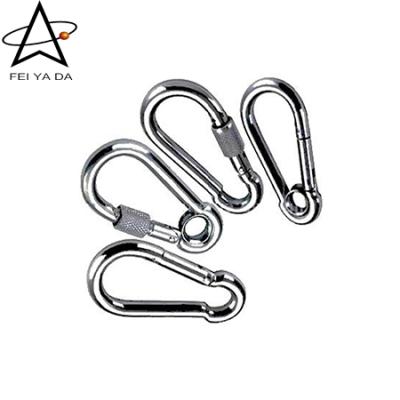 China Health Care Rope Buckle Safety Buckle 304 Stainless Steel Nut Spring Snap Buckle for sale