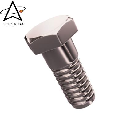 China General Industry 304 Stainless Steel Hexagon Thread Bolt Full Screw Hexagon External Head Screw for sale