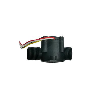 China China Factory Manufacture Hall Nylon + Fiberglass Magnetic Switch 1-30L/min Flowmeter Water Flow Sensor for sale