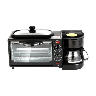 China Outdoor OEM/ODM Home use multi-functional breakfast maker electric set toaster coffee making 3 in 1 breakfast maker for sale