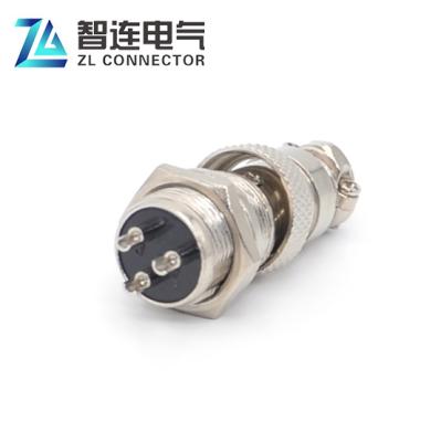 China Automation OEM ODM 3pin gx16 Compliant Aviation Connector for sale