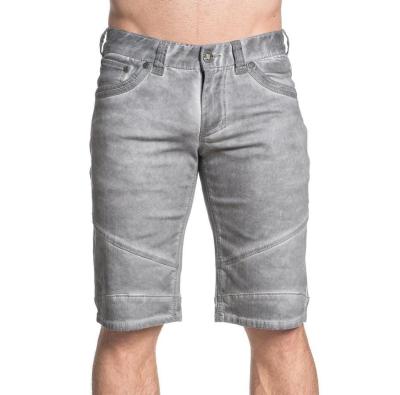 China Breathable Mens Cotton Denim Regular Fitted Shorts With Oil Wash for sale