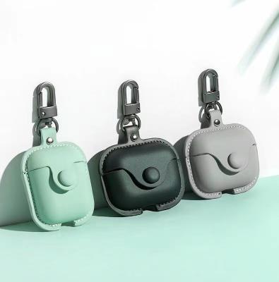 China Wholesale Night Glow 2022 Leather Wireless Earphone Key Chain Case Protective Cover For Air Pods Pro for sale