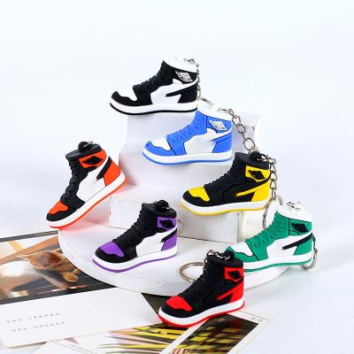 China Sports Wholesale Main Chain Fashion Custom 3D Rubber Mini Sneaker With Mini Sports Box for sale