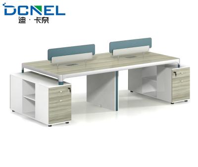 China 2020 new style modern office workstation table for 4 people cubicle office workstation for sale