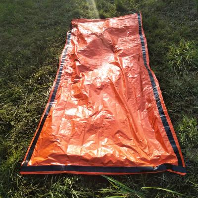 China Waterproof Protect Emergency Mylar Sleeping Bag Designed For NASA Space Exploration And Heat Retention Perfect For Survival Kits And Go-Bags for sale