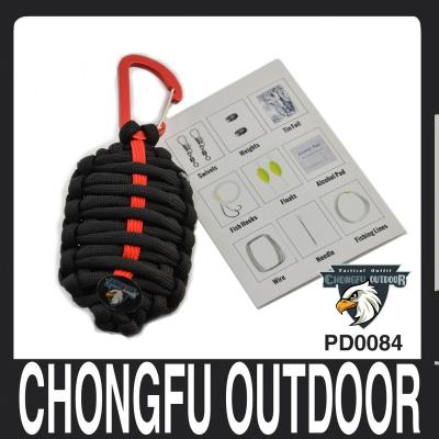 China PD0184 Micro Survival Grenade Military Paracord Fishing Tackle for sale