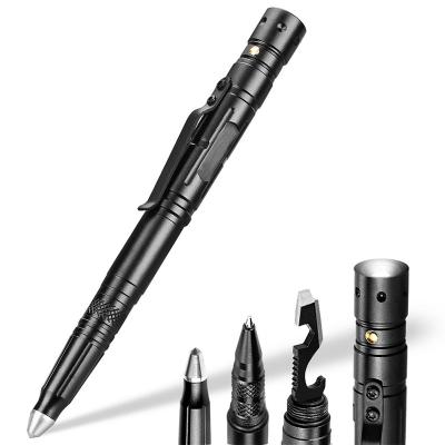 China Outdoor Survival Easy Carry Tactical Pen with Bottle Opener Writing Pen Light for sale