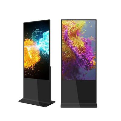 China Indoor Hot Sale Floor Standing Digital Signage and Display Wifi LCD Screen Kiosks 43/55 Inch Indoor Advertising Playing Equipment for sale