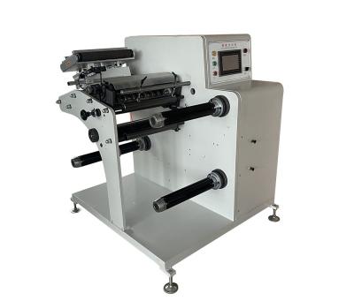 China Paper Label Die Cutting Automatic Slitting Machine With Ultrasonic Web Guide  350mm for sale