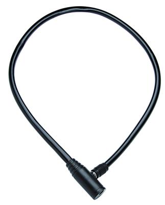 China Steel Wire Steel Lock, 55cm/65cm/80cm Length Bicycle Wire Lock for sale