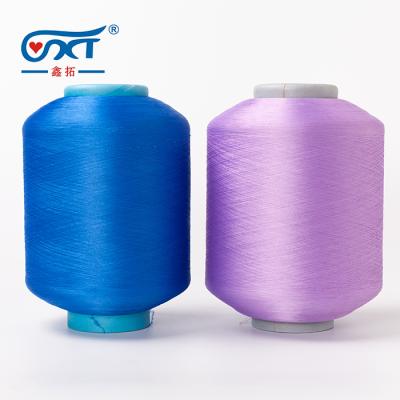 China China Sustainable Manufacturer 75D/36F DTY Thread Polyester SIM AA Grade Filament Yarn For Sewing Knitting for sale