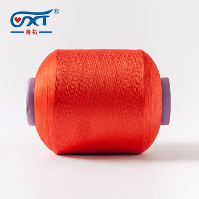 China Bright Color SCY Polyester Spandex Stretch Single Core Spun Eco-friendly Yarn for sale