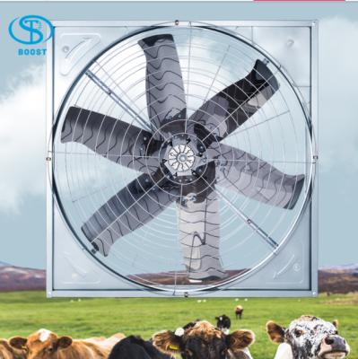 China Cow house / cow threw hanging type barn exhaust fan for cow house or dairy farm for sale