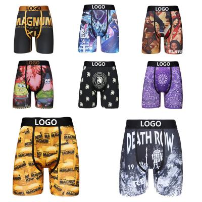 China Anti-Bacterial custom Factory Custom New Shorts Printed Underwear Casual Underwear For Men 3xl Plus Size Boxers Briefs Boxer for sale