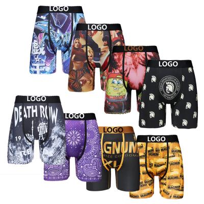 China Anti-Bacterial ELHIKO Wholesale 2023 New Arrival The Goods Men Underwear Print Wholesale Popular  Boxershorts Briefs Men for sale