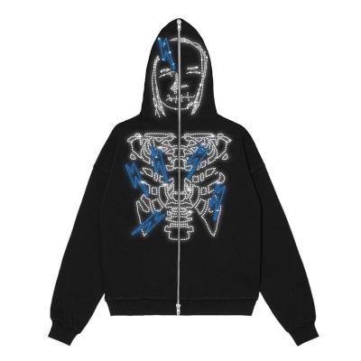 China Anti-wrinkle High Quality Blank Unisex Hoodie Men Custom Hoodie Cotton  Print Oversized Street  Up Hoodie for sale