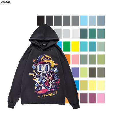 China Anti-wrinkle OEM Manufacturer Mens Cotton Oversized Streetwear Pullover Multi Color Custom Logo 3d Puff Printing Hoodies Cut Edge Hoodie for sale