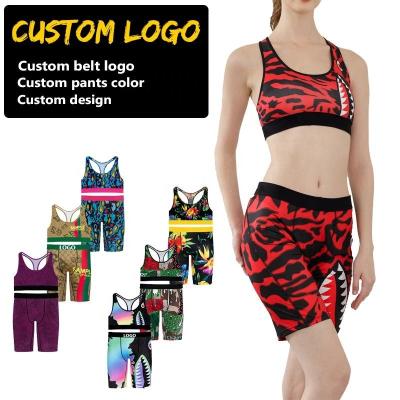 China QUICK DRY OEM Brand New Wholesale 3 XL Plus Size Women Gym clothing Custom Fitness Yoga Wear Set women and Shorts Set 2 Piece Women Set for sale