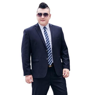 China Anti-Wrinkle Factory Customized Three-Pieces New Design Oversized Formal Suit For Big And Tall Men for sale