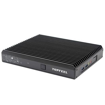 China TOPFEEL Industrial T60 Fanless Full PC Intel Mini Dig Lake 3865U I3 7100U I5 7200U Gen7 Fanless Desktop Computer Kaby in stock for sale