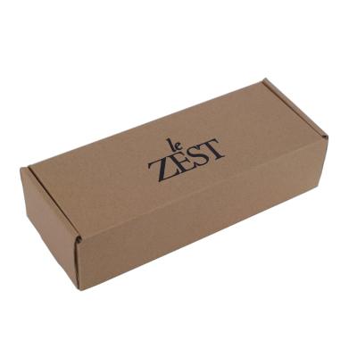 China Recycled Materials Recycled Corrugated Brown Kraft Bangs Packaging Shipping Box for sale