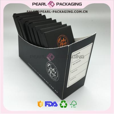 China Recyclable chocolate bar display box, retail box for brand name chocolates, wholesales custom chocolates packaging for sale