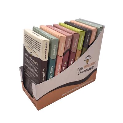 China Recyclable Customized Chocolate Paper Box Logo For Chocolate Bars Packaging for sale