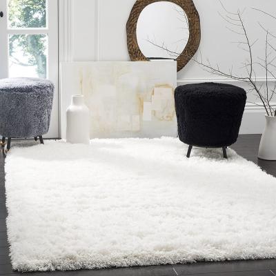 China High Quality Small Plush Living Room Bedroom Rug Anti-Slip Fluffy Carpet for sale