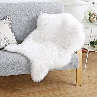 China Washable Faux Fur Rug Sofa Living Room Bedroom Indoor Ultra Soft Fluffy Carpet for sale