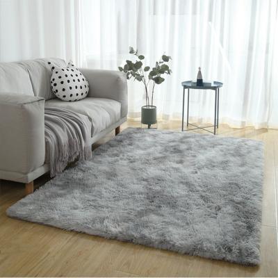 China Amazon Plush Washable Plush Bedroom Blanket Living Room Hot Selling Fluffy Carpet for sale