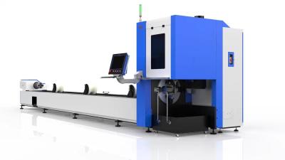 China 6000 mm keer Pipe Processing Range Ospri Snijkop Fiber Laser Pipe Snijmachine Te koop