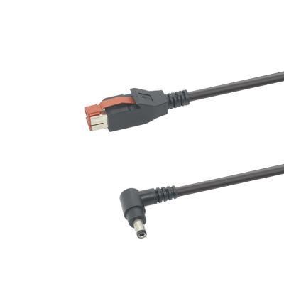 China For IBM PRINTER 6Ft 1.8M 90 Degree Right Angle 5521 5525 DC to 24V PoweredUSB Cable for Printers for sale