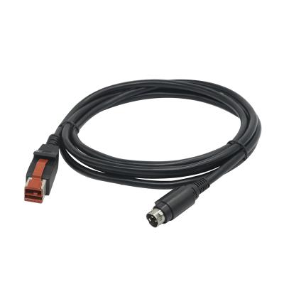 China 24v printer power usb cable 24v usb to 3p mini din cable for printer for sale