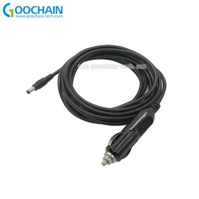 China Custom Boat Length 12V 24V Car Cigarette Lighter DC Plug In 5525 Battery Power Cable for sale