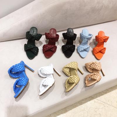 China Anti-odor Fashion Solid Trend Women's Sandals New Soft Bottom High Heels Summer Women's Shoes for sale