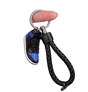 China Cute Gift T110 3D Basketball Shoes Keychains For Man Woman Couples Car Soft Rubber Key Ring Chain Bag Backpack Small Pendant Gift for sale