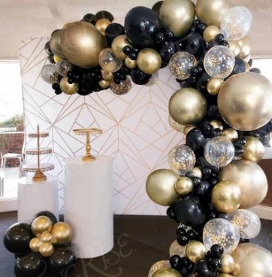 China T224 Pretty Green Macaron Metal Balloon Garland Arch Wedding Birthday Balloons Decoration Party Silver Balloons for Kids Baby Shower for sale