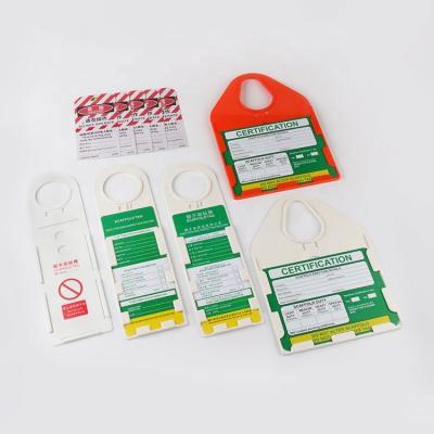 China Industry Scaffolding Ladder Sign Tag Lockout Tagout Safety Tags for sale