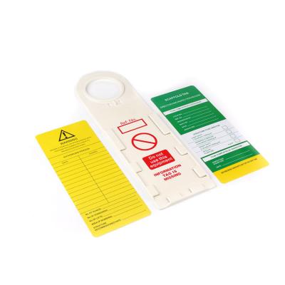 China Industry Free Sample Electrical Hazard Lockout Tag Isolation Safety Custom PVC Lockout DANGER Tags for sale