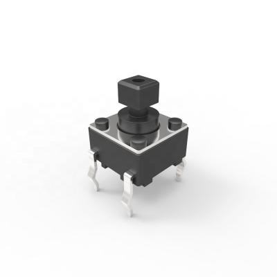 China THD Wenzhou Khan 6x6mm4 Square Pin THD TSA06130 Pin DIP 6*6 Miniature Tact Switch for sale