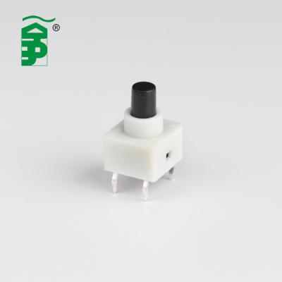 China Custom Right Angle General Tact Switch Mount PCB 6.2*6.2 Push On Push for sale