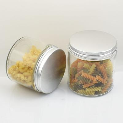 China Clear 350ml Glass Jar Metal Home Honey Jars Unique Lids For Glass Jars for sale